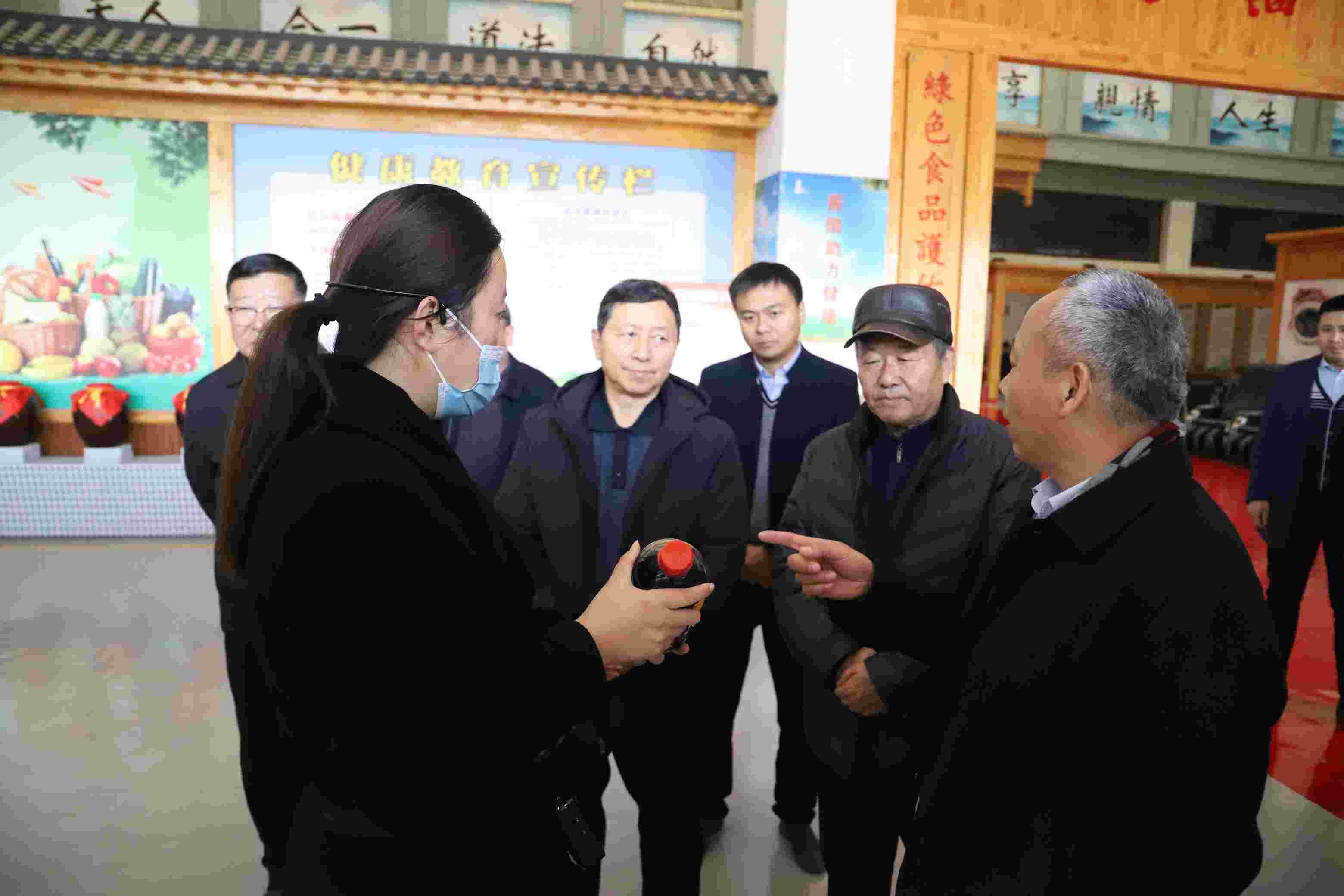 聊城市老促會領導參觀指導正信味業園區